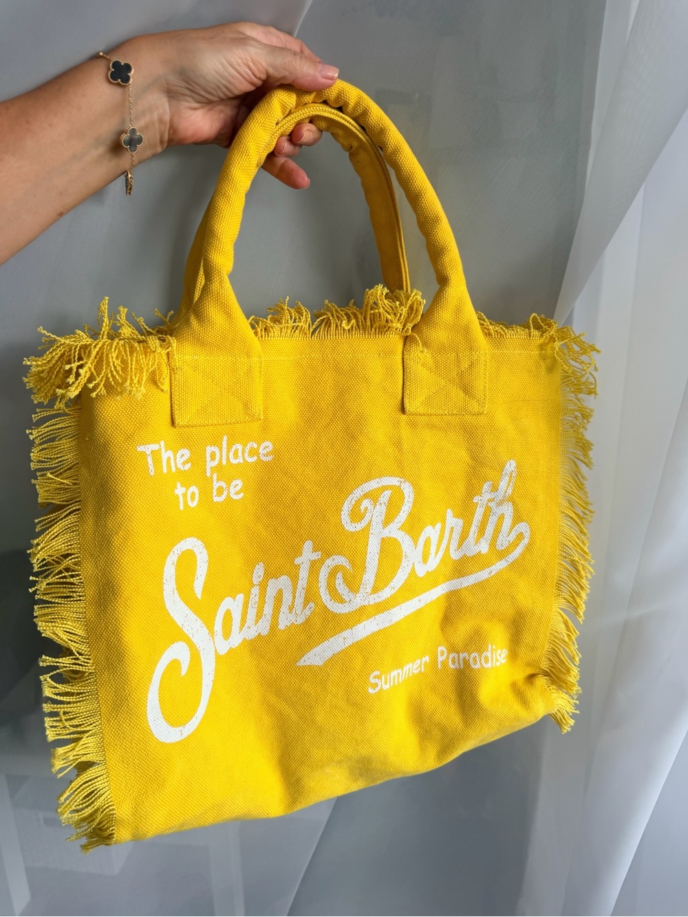 MC2 Saint Barth
Colette frayed beach bag